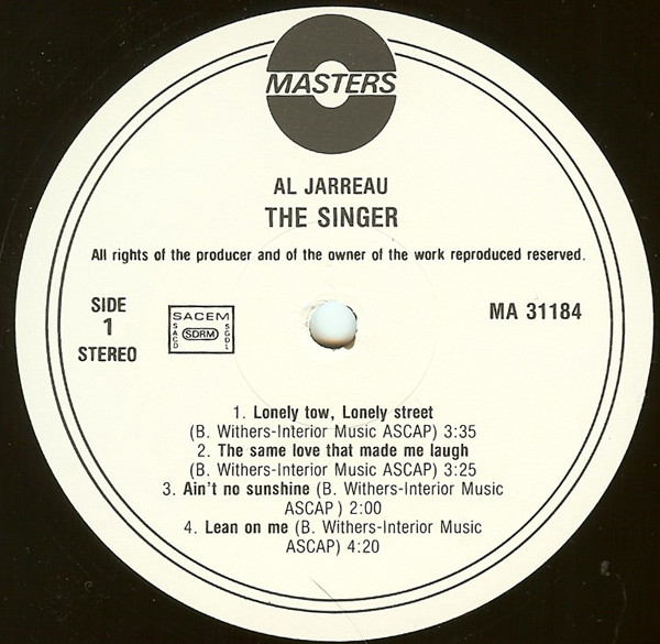 Al Jarreau – The Singer
