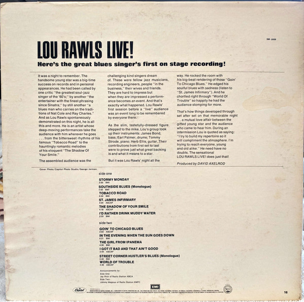Lou Rawls – Live!