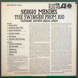 Sergio Mendes Featuring Antonio Carlos Jobim – The Swinger From Rio - Afbeelding 3