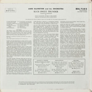 Duke Ellington And His Orchestra – Such Sweet Thunder - Afbeelding 3