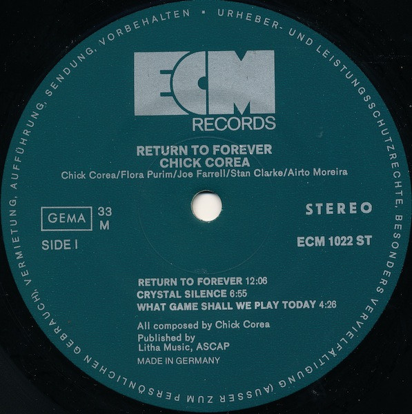 Chick Corea – Return To Forever