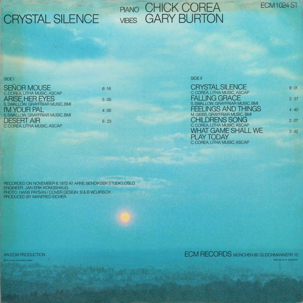 Gary Burton / Chick Corea – Crystal Silence