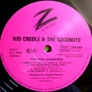 Kid Creole & The Coconuts – Tropical Gangsters - Afbeelding 2