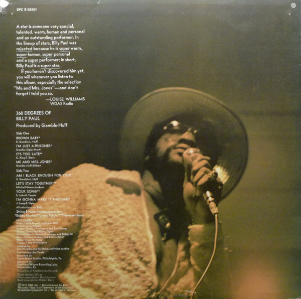 Billy Paul – 360 Degrees Of Billy Paul