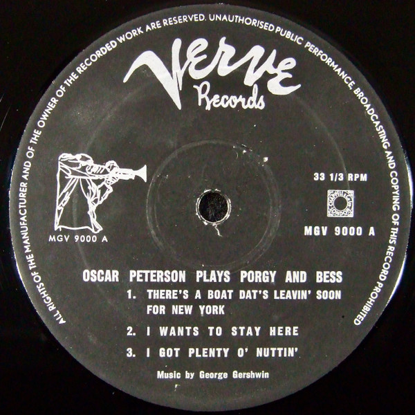 The Oscar Peterson Trio – Porgy And Bess