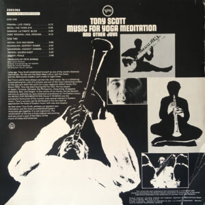 Tony Scott – Music For Yoga Meditation And Other Joys - Afbeelding 3