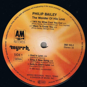 Philip Bailey – The Wonders Of His Love - Afbeelding 3