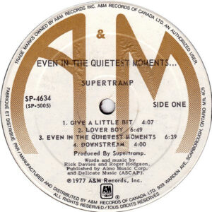 Supertramp – Even In The Quietest Moments... - Afbeelding 2