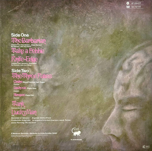 Emerson, Lake and Palmer - Emerson, Lake and Palmer