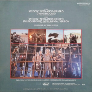12" | Tina Turner - We don't Need another Hero (Thunderdome, extended mix) - Afbeelding 3