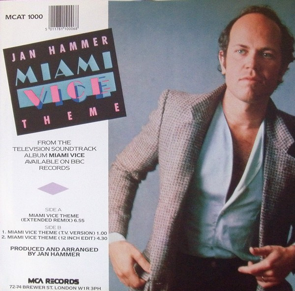12" | Jan Hammer - Miami Vice Theme (Extended version)