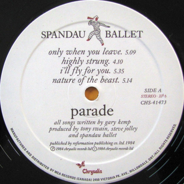 Spandau Ballet - Parade
