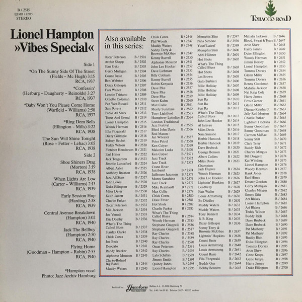 Lionel Hampton - Vibes Special