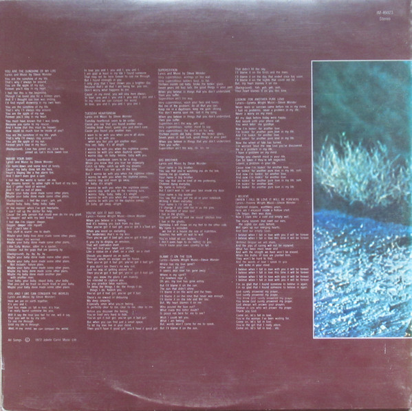Stevie Wonder - Talking Book