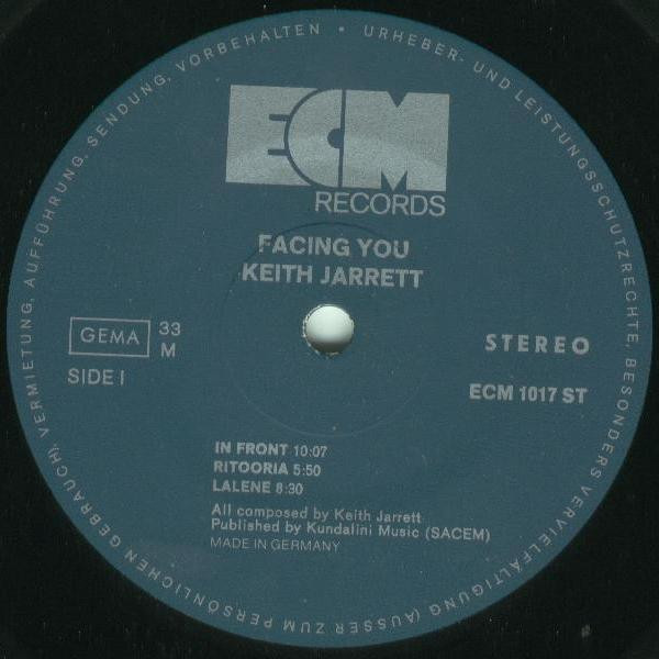 Keith Jarret - Facing You
