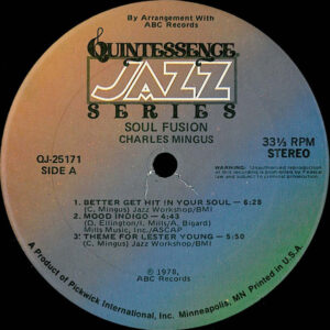 Charles Mingus - Soul Fusion - Afbeelding 2