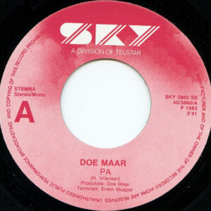 7" | Doe Maar - Pa / Lajeninaja - Afbeelding 2
