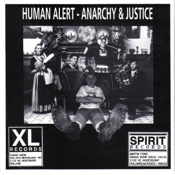 7" | Human Alert - Anarchy And Justice (EP 8 nummers)
