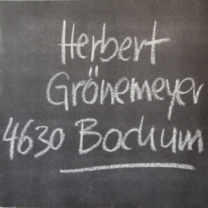 Herbert Gronemeyer - 4630 Bochum