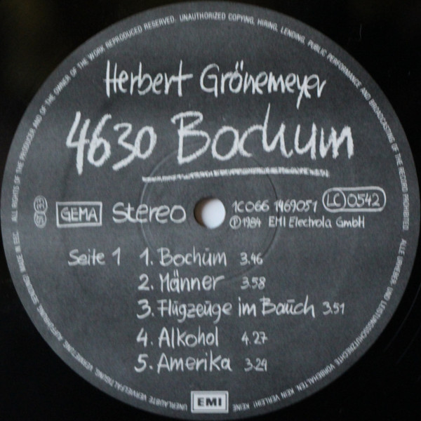 Herbert Gronemeyer - 4630 Bochum