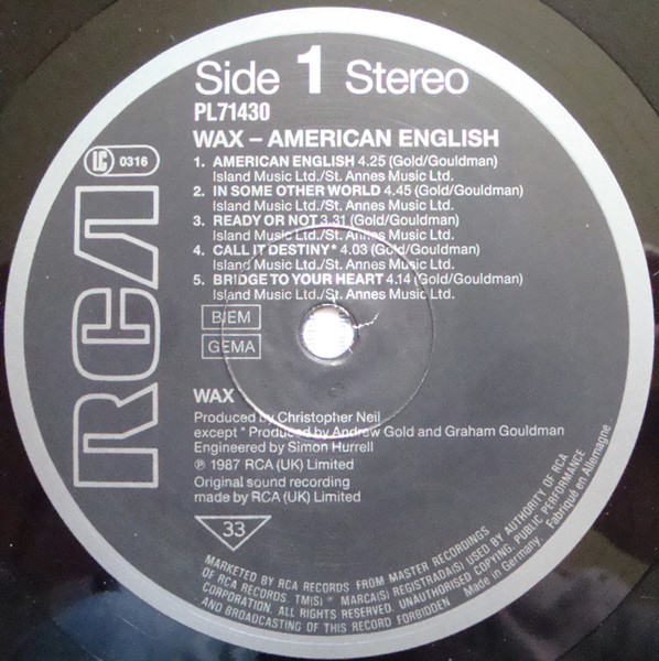 Wax - American English