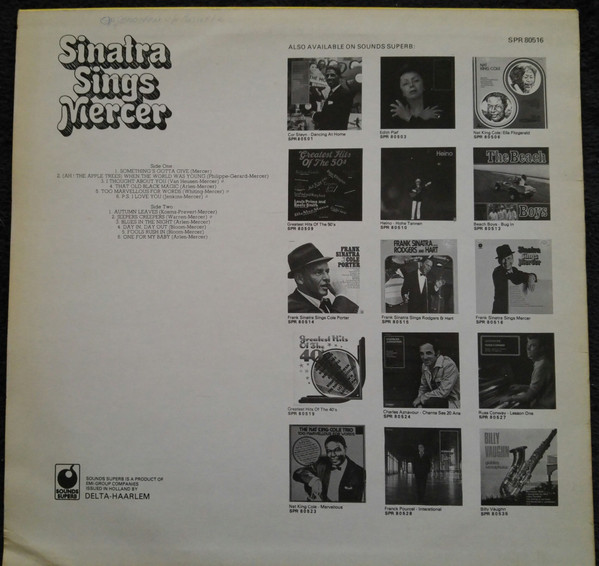 Frank Sinatra - Sinatra sings Mercer