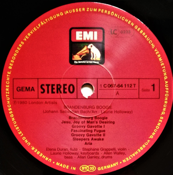 Elena Duran, Stephane Grapelli, Laurie Holloway - Brandenburg Boogie