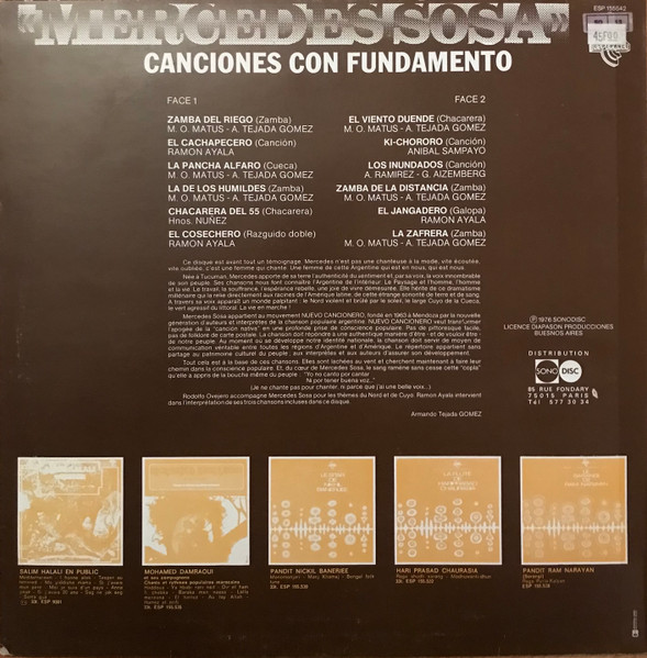 Mercedes Sosa – Canciones Con Fundamento