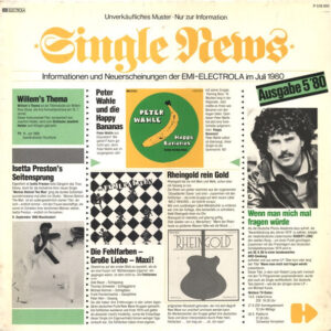 Various - Single 5'80 (compilatie, 'Unverkaufliches Muster, nur fur information')