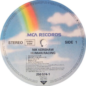 Nik Kershaw - Human Racing - Afbeelding 2