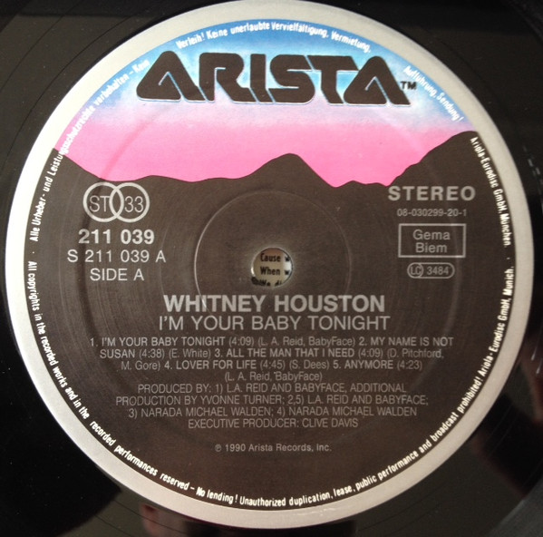 Whitney Houston - I'm Your Baby Tonight