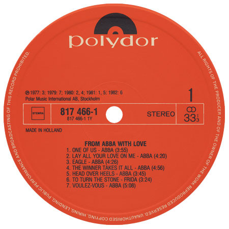 ABBA - From ABBA with Love