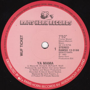 12" | Wuf Ticket - Ya Mama