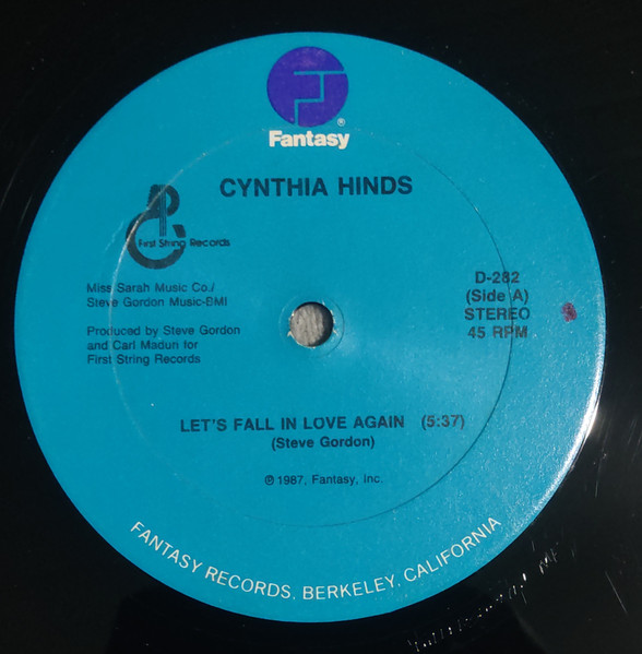 12" | Cynthia Hinds - Let's Fall in Love Again