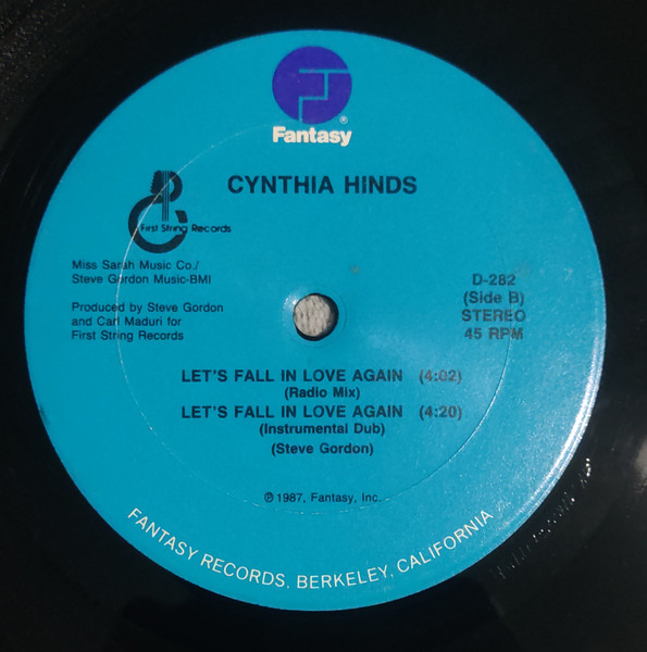 12" | Cynthia Hinds - Let's Fall in Love Again