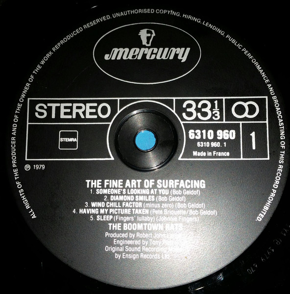 The Boomtown Rats - The Fine Art of Surfacing