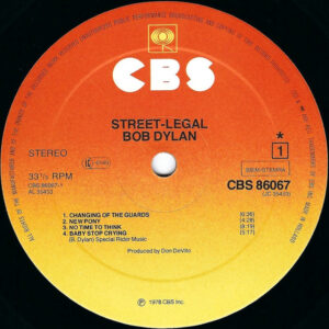 Bob Dylan - Street Legal - Afbeelding 2