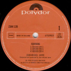 Jean Michel Jarre - Equinoxe - Afbeelding 2
