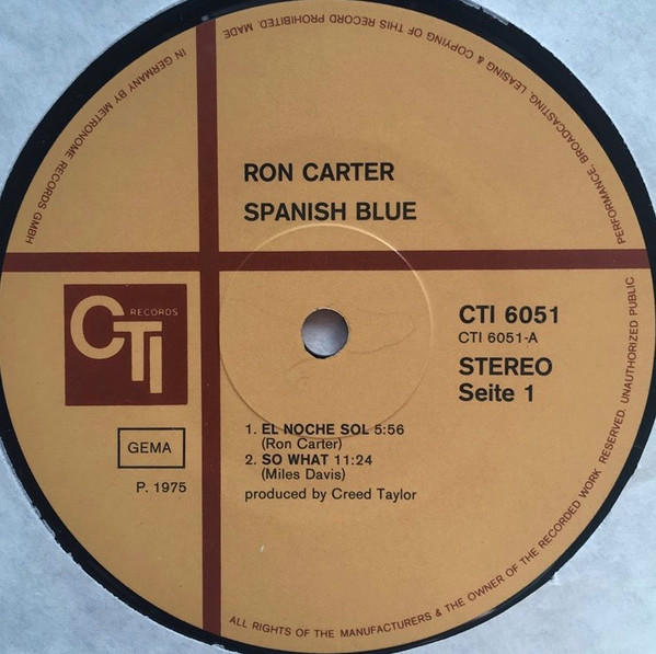 Ron Carter - Spanish Blue