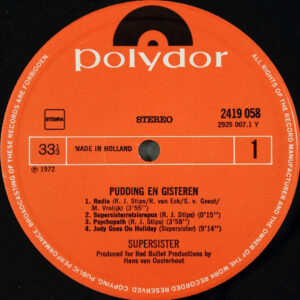 Supersister - Pudding en Gisteren - Afbeelding 2