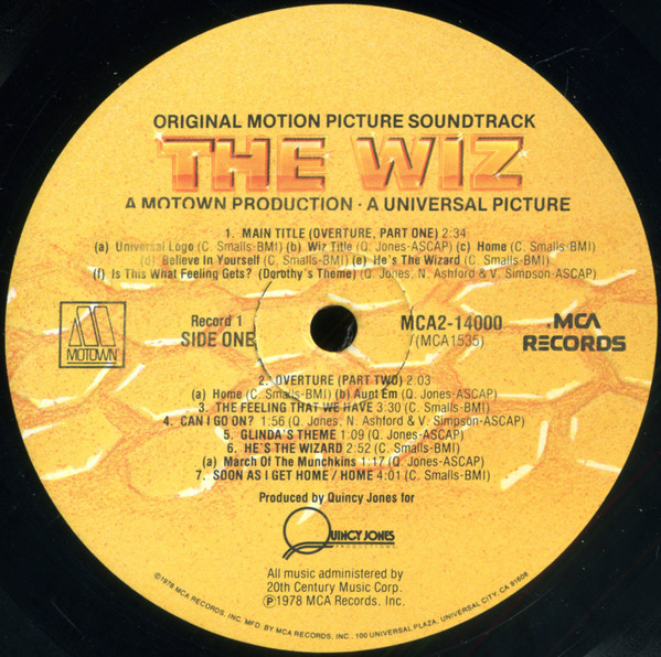 Various - Original Motion Picture Soundtrack - The Wiz (2 LP)