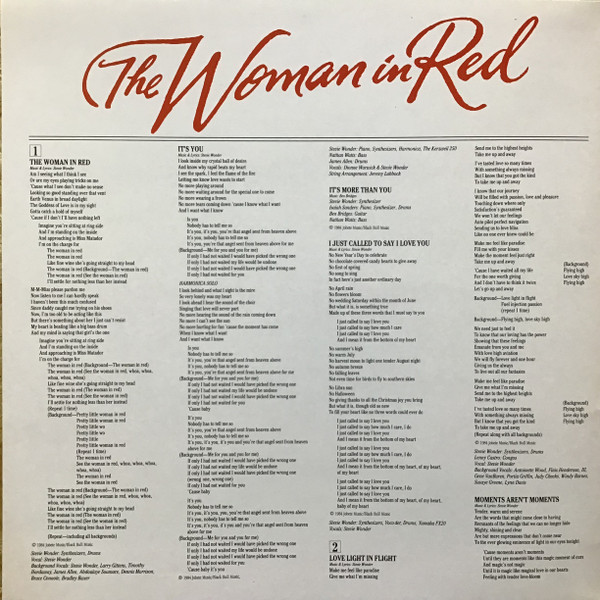 Various - Selections from the Original Motion Picture Soundtrack " The Woman in Red"
