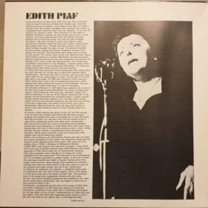 Edith Piaf - Les Plus Grandes Succes de Edith Piaf (2 LP) - Afbeelding 2