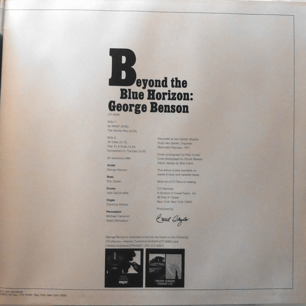 George Benson - Beyond the Blue  Horizon