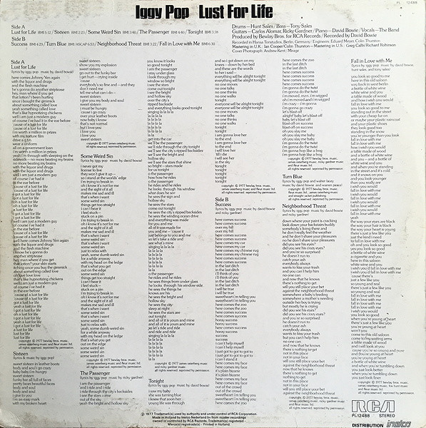 Iggy Pop - Lust for Life