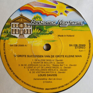 Louis Davids – 12 Successen Van De Grote Kleine Man - Afbeelding 2