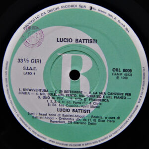Lucio Battisti – Lucio Battisti - Afbeelding 2