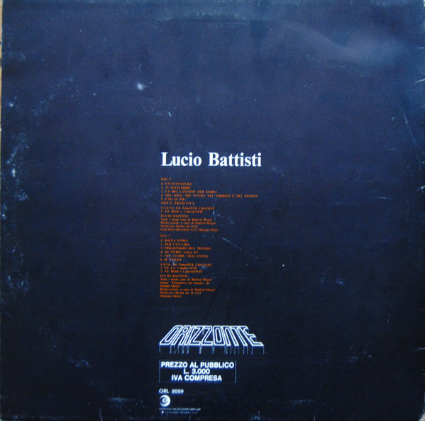 Lucio Battisti – Lucio Battisti