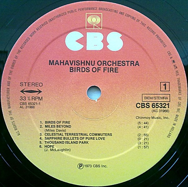 Mahavishnu Orchestra – Birds Of Fire