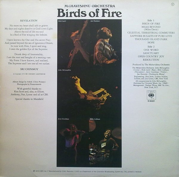 Mahavishnu Orchestra – Birds Of Fire